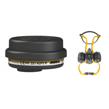 A2P3 R Filter for Mirka® Half Mask, BLS 200